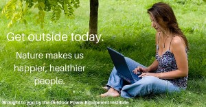 get outside today - nature makes us happier, healther people