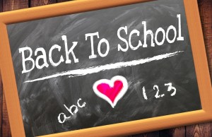 back to school chalkboard