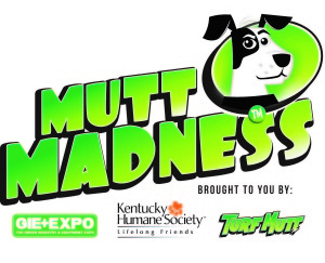 Mutt Madness adoption event logo