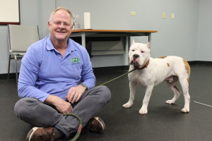 Kris Kiser & rescue dog from Kentucky